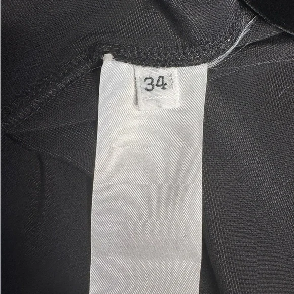 BALMAIN Black Velvet Glittered Logo Top Size 34 NWT - Picture 9 of 10